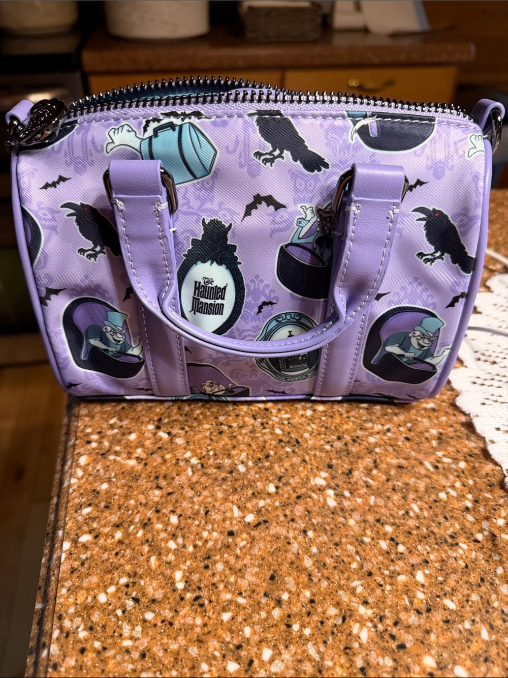 Stoney Clover Lane Lavender Haunted Mansion Mini Satchel no tags attached